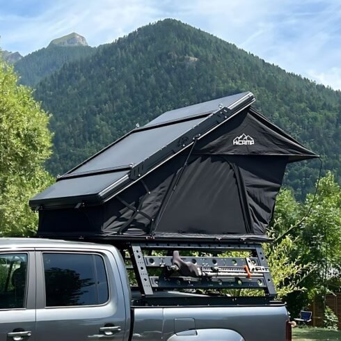 hartschalen dachzelt HiCamp HC-17 auf pick up